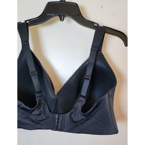 New Auden Women's Black Wireless Lightly Line Bra Adjustable Straps Size 46DD - Picture 5 of 5